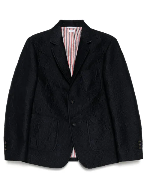 Thom Browne MJU505AF0886 415 NAVY MJU505AF0886