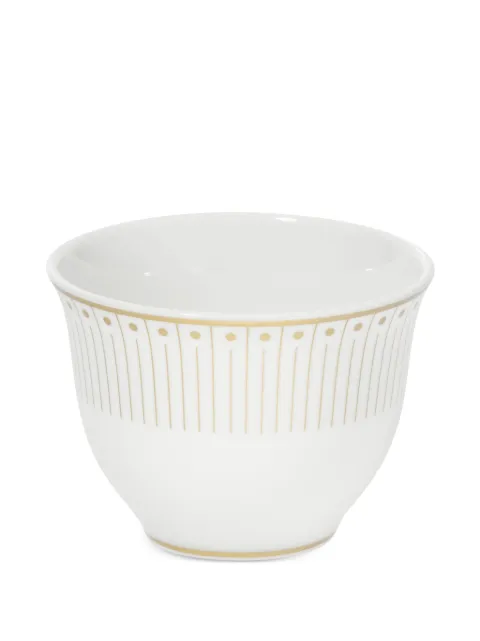 Christofle Malmaison tea and coffe cups set White 3570660520899