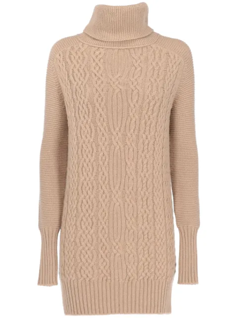 Loro Piana Pre-Owned 2010s cable knit dress Neutrals LOPI720FH
