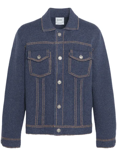 Barrie knitted denim jacket Blue C85273