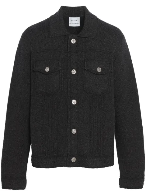 Barrie knitted denim jacket Black C85273