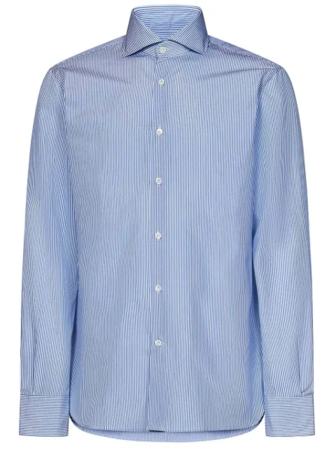 FRANZESE COLLECTION striped shirt Blue FRACM22