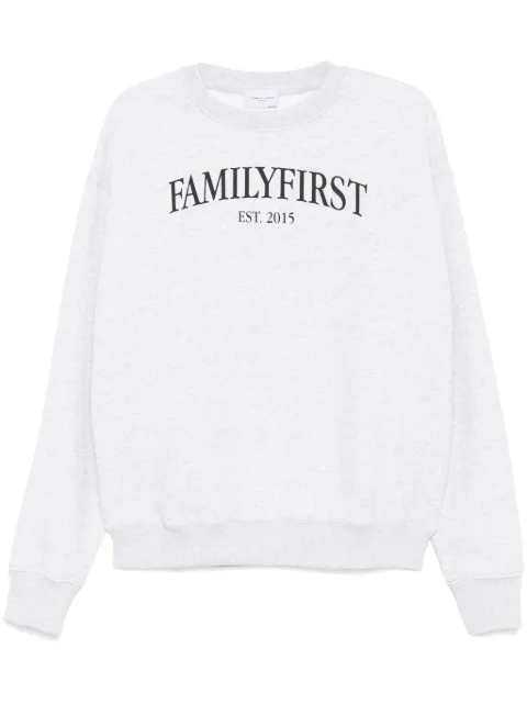 Family First logo-print sweatshirt Grey SF2404