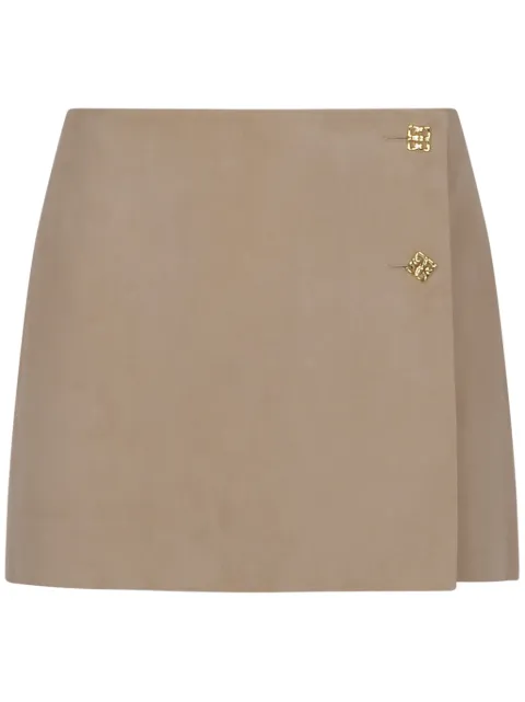 Givenchy leather mini skirt Neutrals BW40W761M0