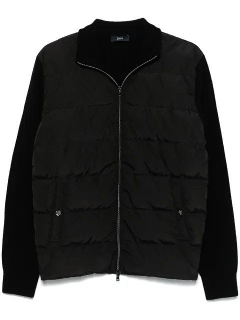 Herno quilted-panelled jacket Black MP000126U700619300