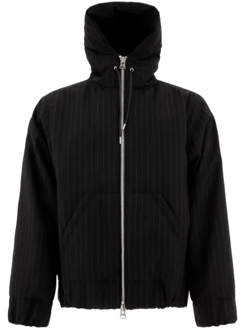 sacai pinstriped jacket Black 2403478M