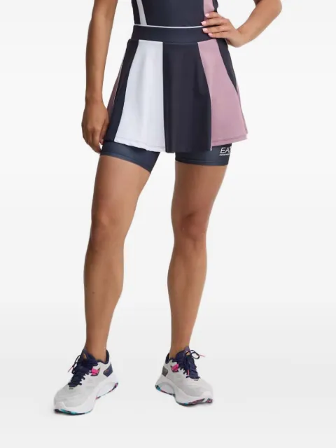 Ea7 Emporio Armani colourblock panelled skirt Blue 6DTN51TJ04Z