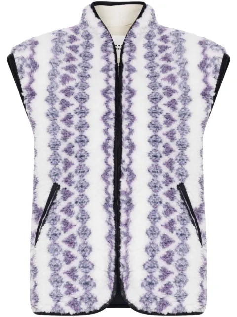 MARANT ÉTOILE Maximilia gilet White GI0036FCB3C03E