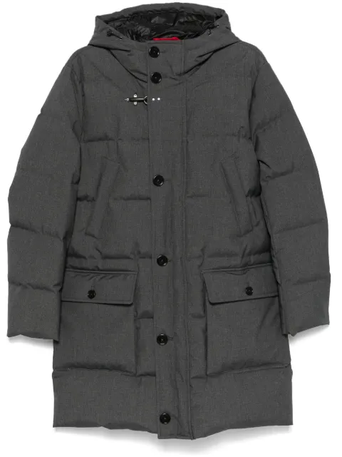 Fay hooded down parka Grey NAM33490630