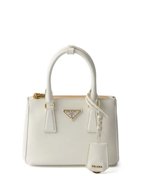 Prada Galleria mini patent Saffiano bag White 1BA906VEVM2AO6