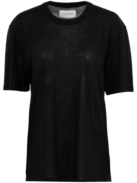 ARMARIUM Viky merino wool top Black ARMTMKN05MW01002