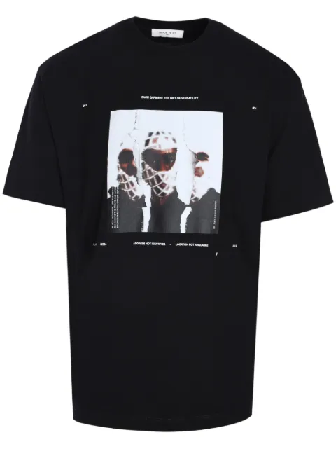 Ih Nom Uh Nit graphic-print cotton T-shirt Black NUW24282009