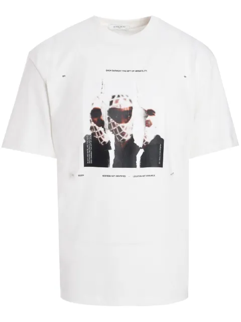 Ih Nom Uh Nit graphic-print cotton T-shirt White NUW24282081
