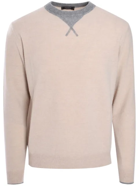 Peserico contrast-trim jumper Neutrals R59389F12YF9470