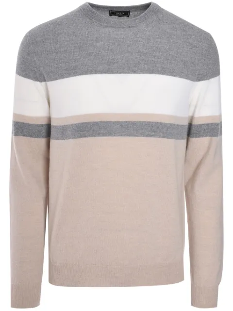 Peserico stripe-detailing jumper Neutrals R59393F12G9470