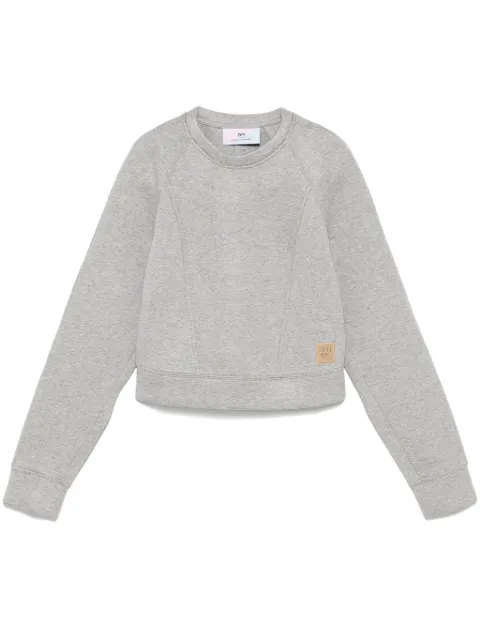 Chiara Ferragni logo-patch sweater Grey 77CBI318J0178