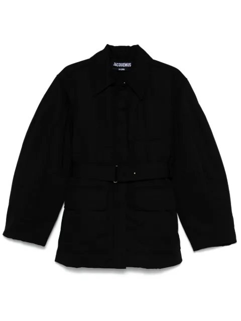 Jacquemus raglan-sleeve jacket Black 243CO0671534990