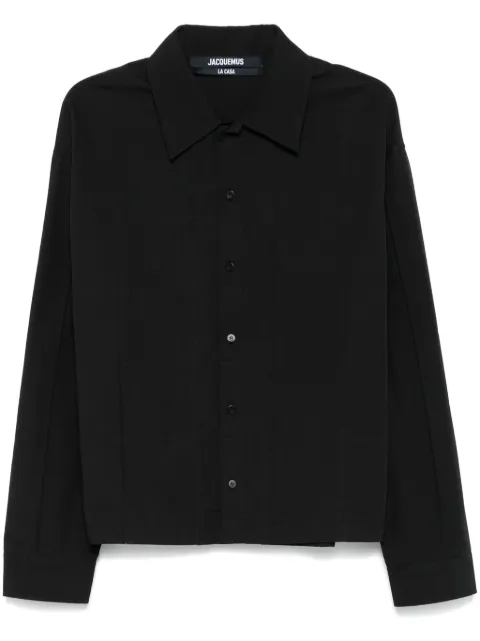Jacquemus La Chemise Corto shirt Black 246SH0961671