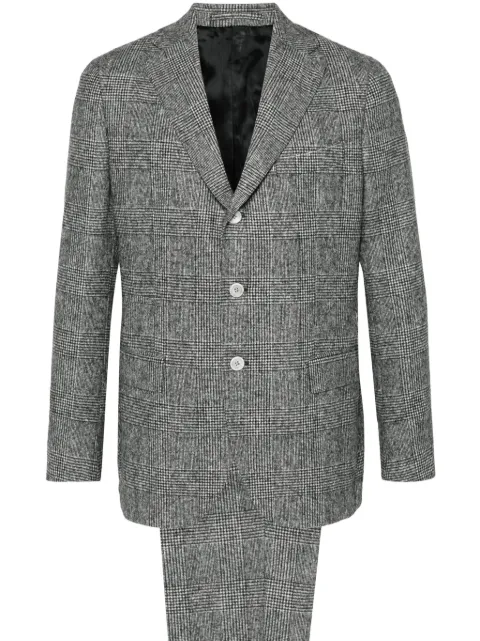 Eleventy checkered suit Black J75ABUD01TES0J06522