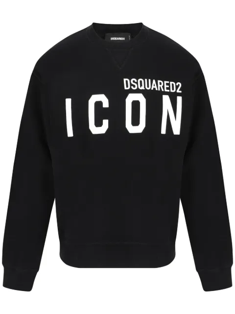 DSQUARED2 logo print sweatshirt Black S79GU0004D25015