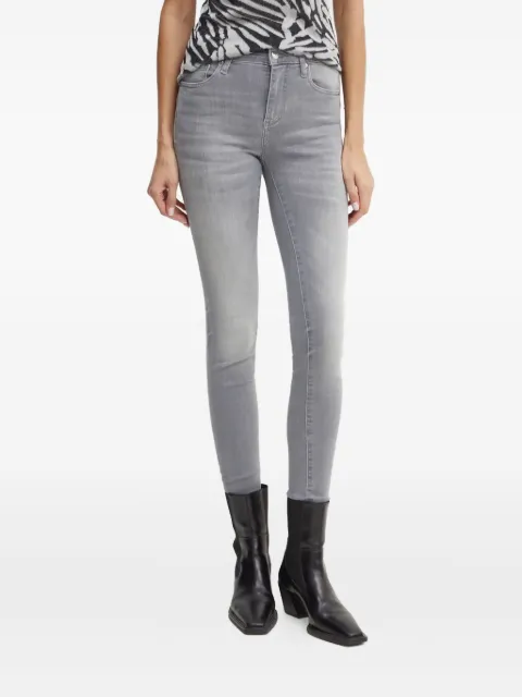 Armani Exchange logo-plaque skinny jeans Grey 6DYJ69Y18PZ