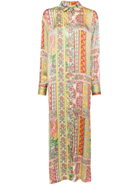 Bambah button down dress Yellow BMBL2503