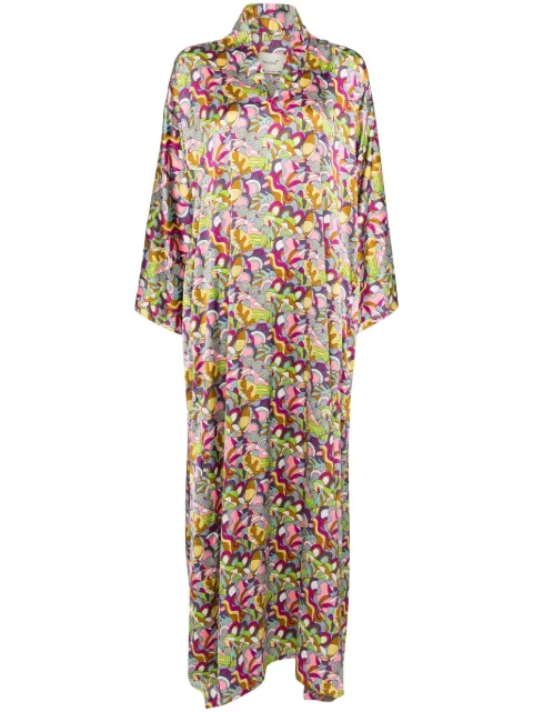Bambah Kaleidoscope kaftan Purple BMBL2512