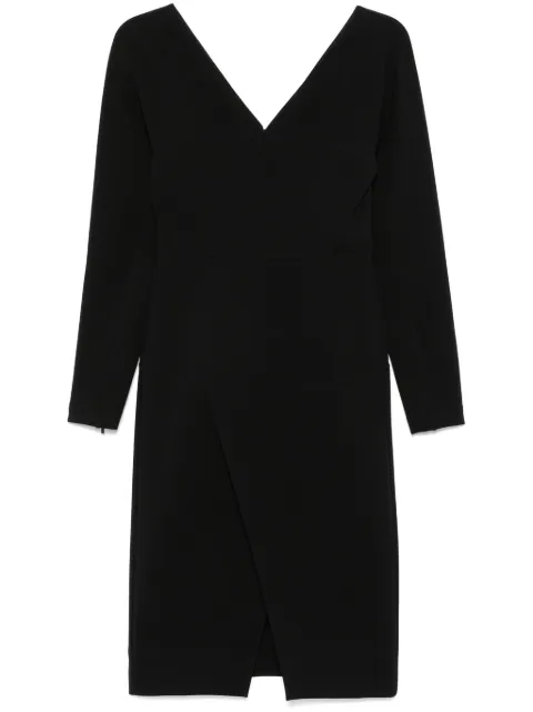 FENDI long-sleeve midi dress Black FDD185AJYE