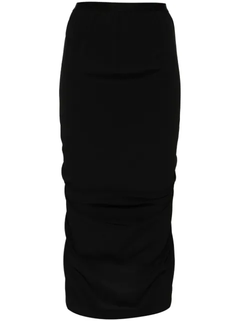 Rick Owens Shrimp midi skirt Black RP02D3330CC