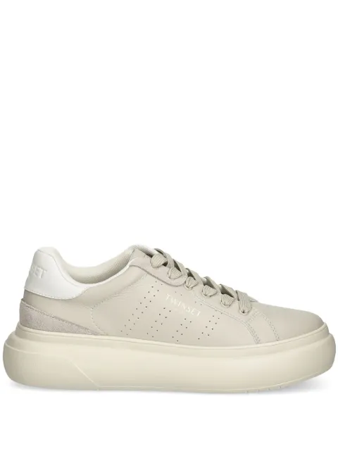 TWINSET leather sneakers Neutrals 242TCP01C