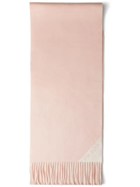 Prada reversible cashmere scarf Pink 1FS0552COO