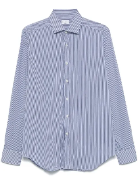 Xacus striped shirt Blue 558ML11270