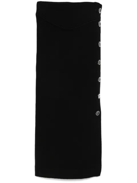 Vivienne Westwood Pamela midi skirt Black 1802001FY002M