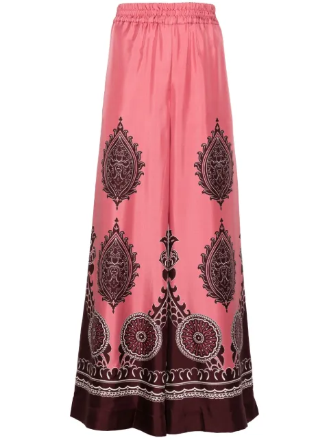 La DoubleJ Oltrarno Placée trousers Pink TRO0026SIL006OLT03PI01