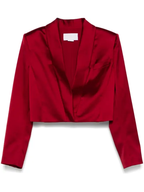 Genny cropped blazer Red 77AJQ574N0451