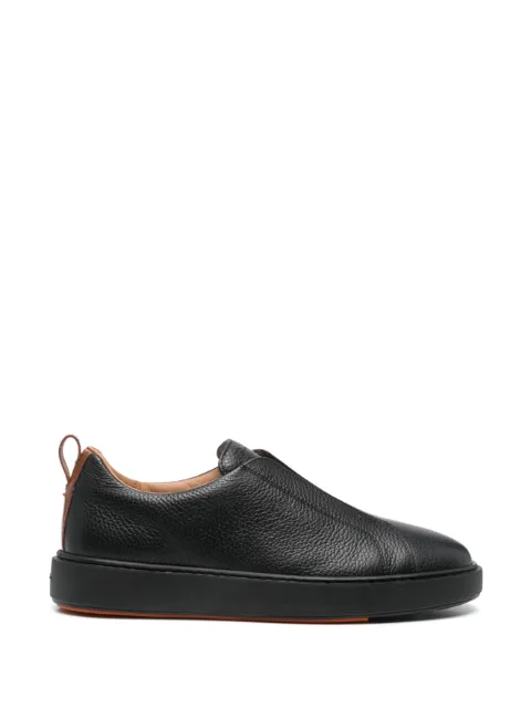Santoni leather sneakers Black MBCD21995NEATLLD