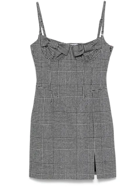 Vivetta Prince Of Wales mini dress Black VS2AB0161TE045
