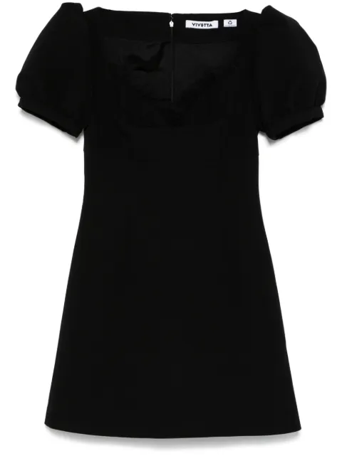 Vivetta lace-trim mini dress Black VM2AB0144TE006