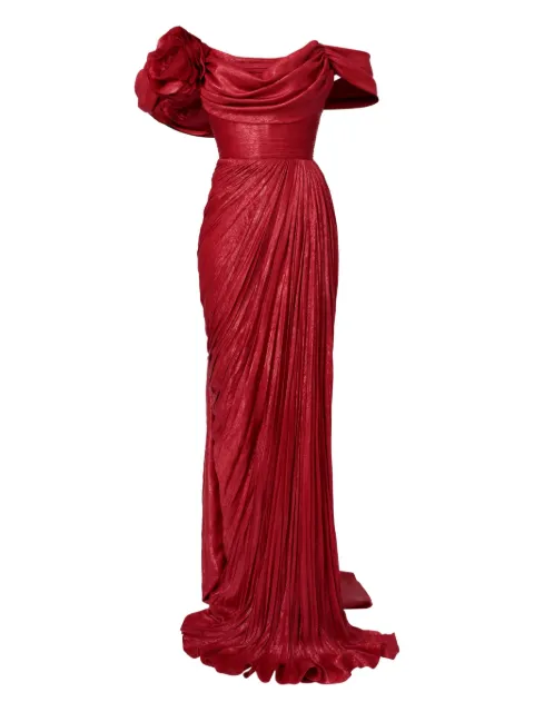 Iris Serban Zara gown Red ZARA