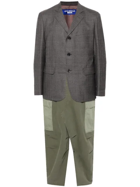 Junya Watanabe MAN panelled coat Brown WNC010