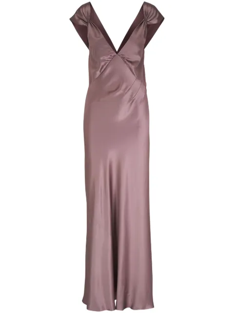 Saint Laurent silk maxi dress Pink 797615Y001W