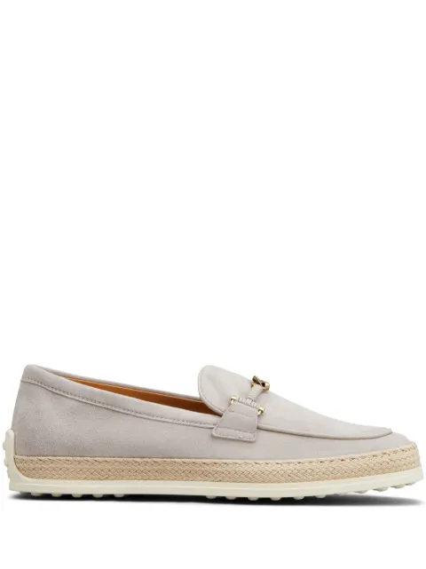 Tod's leather loafers Grey XXW92K0HZ00D8W
