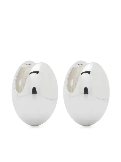 EMILI medium Loe earrings Silver EMFEGE001S