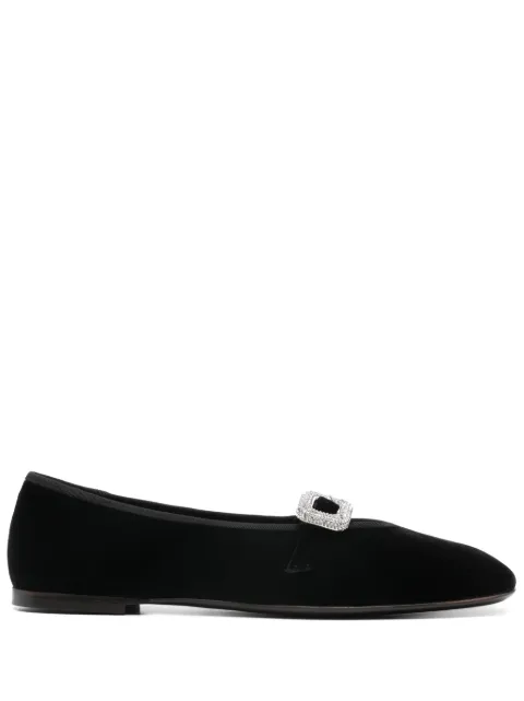 Giuseppe Zanotti Georgia Buckle ballet flats Black I460008003