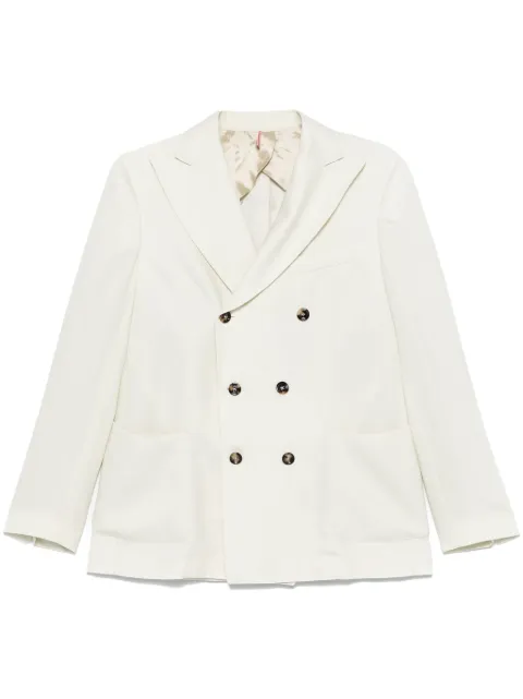 Dell'oglio double-breasted blazer White GL736MF3331A