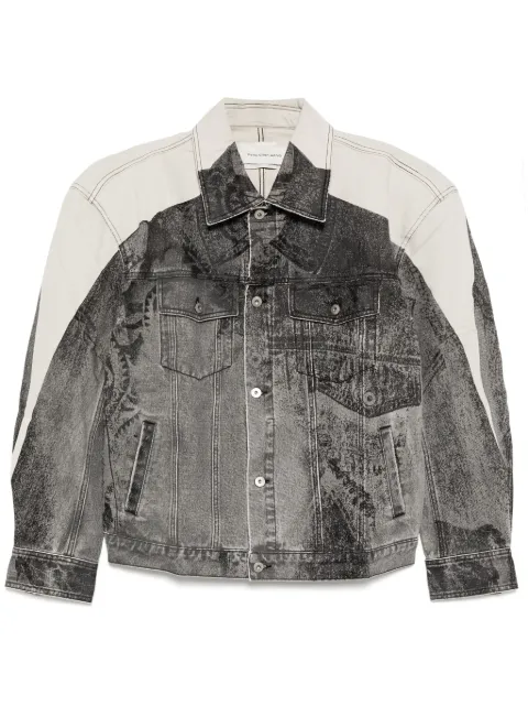 Feng Chen Wang denim jacket Grey FUF18JK06