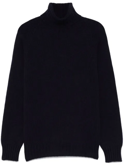 Ma'ry'ya ribbed-knit sweater Blue YNK042