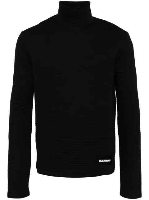 Jil Sander padded sweatshirt Black J47NH0006J20225