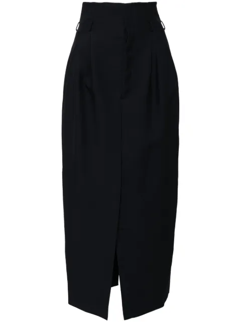 Dice Kayek high waist pencil skirt Blue PF24J428