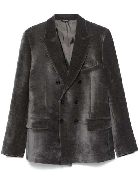 Reveres 1949 velour blazer Grey 540569217100410